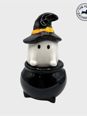 Ghost in Black Cauldron Ceramic Shaker Set